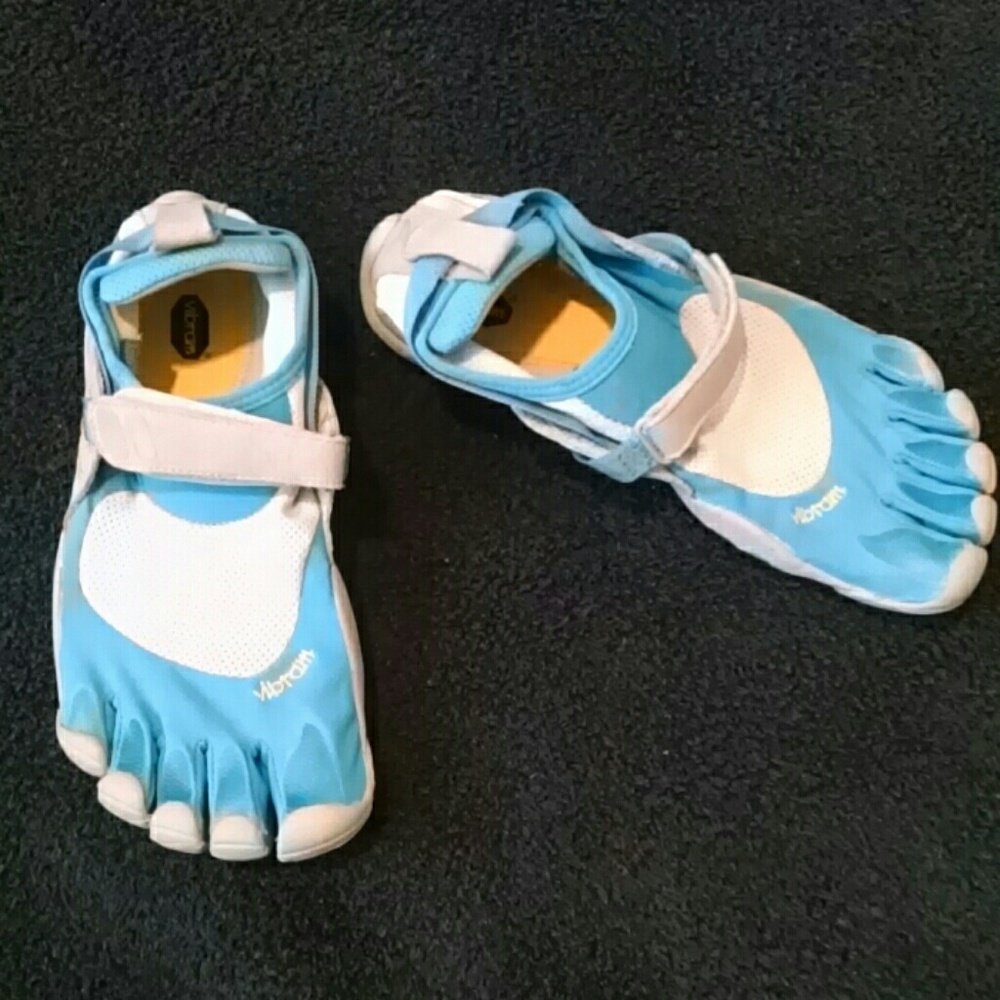 Vibram Five Fingers - blue/grey, size 10 womens